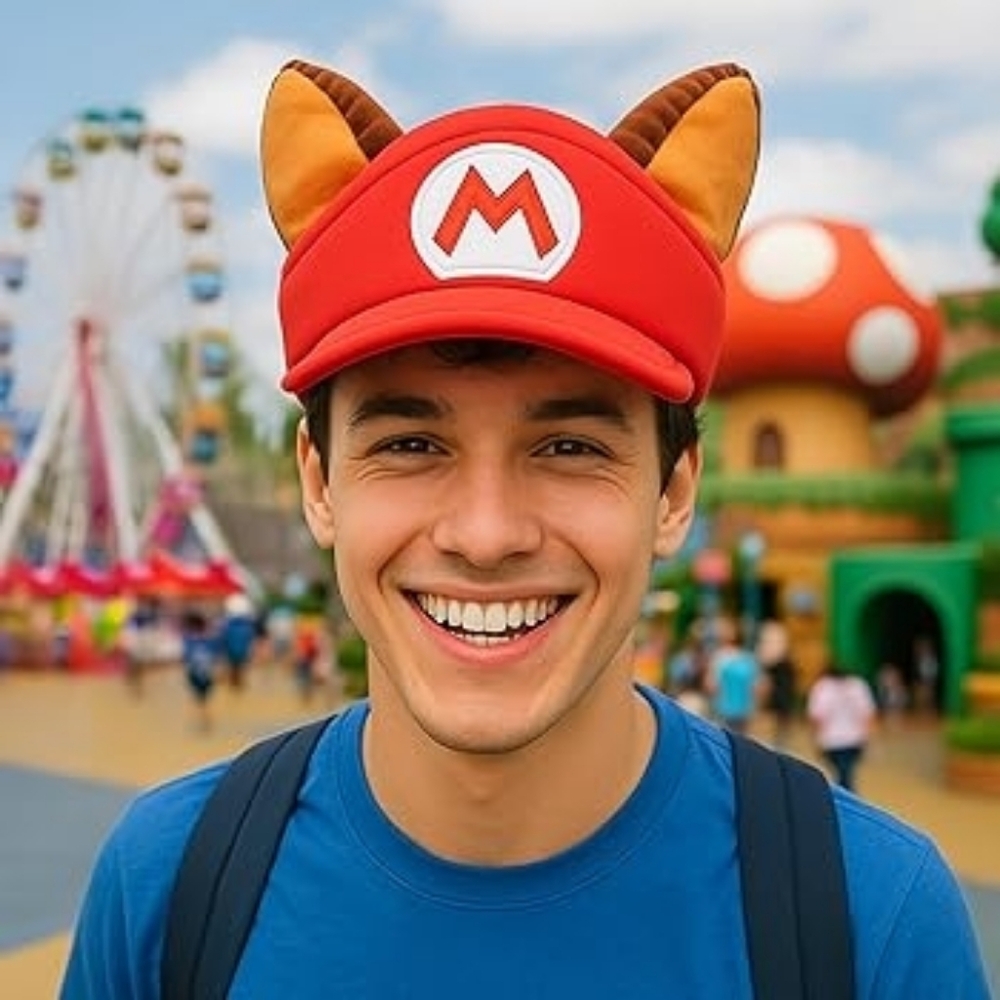 Bioworld Super Mario Racoon Hat OS - Picture 4 of 8